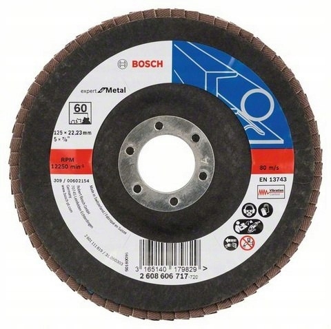

Tarcza Szlifierska Listkowa X551 125mm P60 Bosch