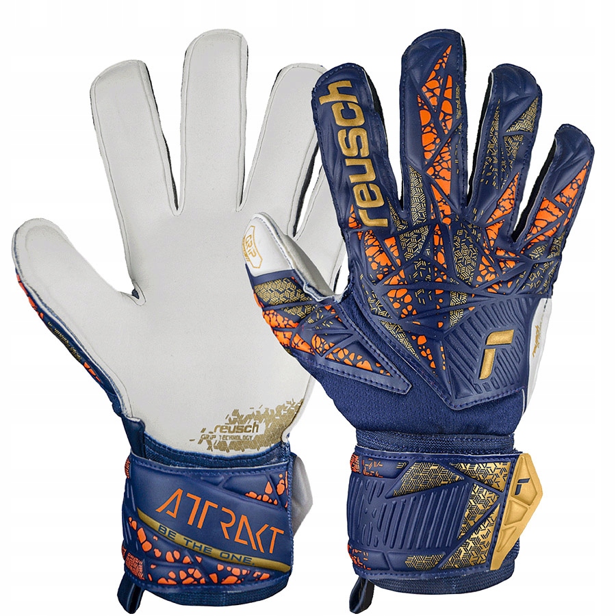 Reusch Attrakt Grip (8,5) Unisex rukavice tmavě modré