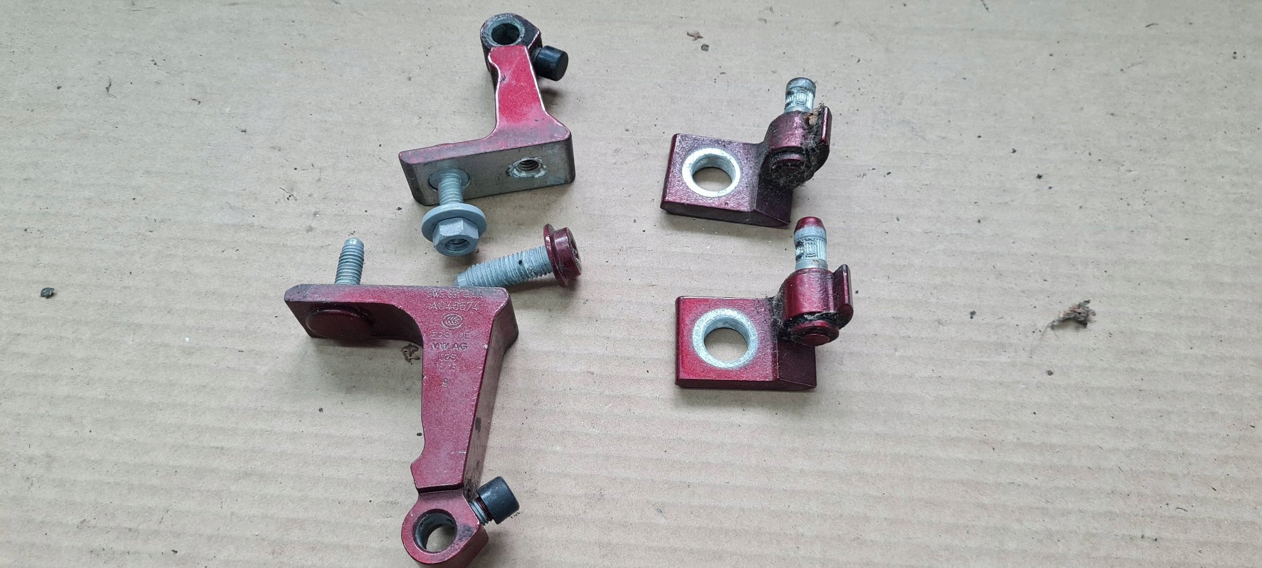 A4 B9 8W S4 hinge hinges door right right front KOMPLET LY3S