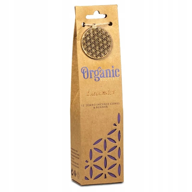 

Organic Goodness Lawenda Stożki palnik