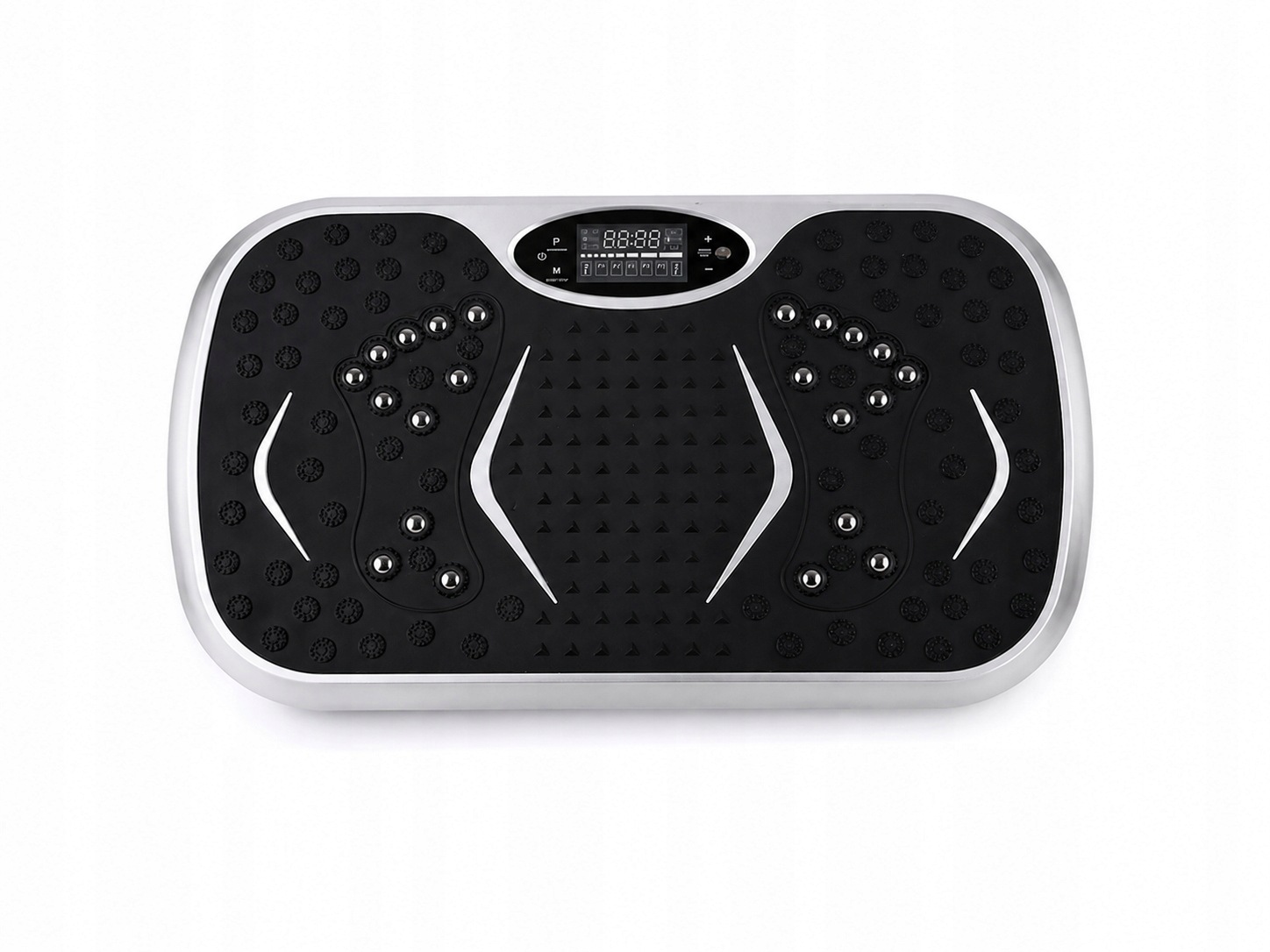 Platforma Wibracyjna Fitness TQ-0103 5 Programów 99 Prędkości 120KG Srebna