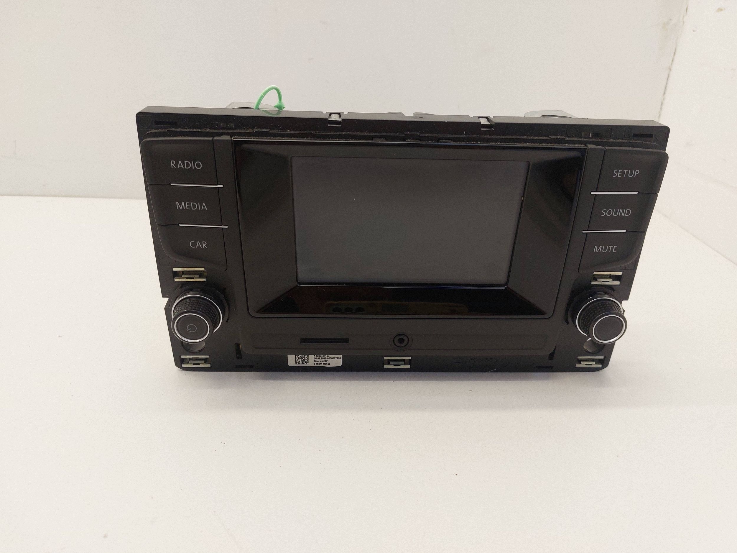 VW GOLF VII 7 RADIO RADIO navigation EKRAN EUROPA 5G0035885