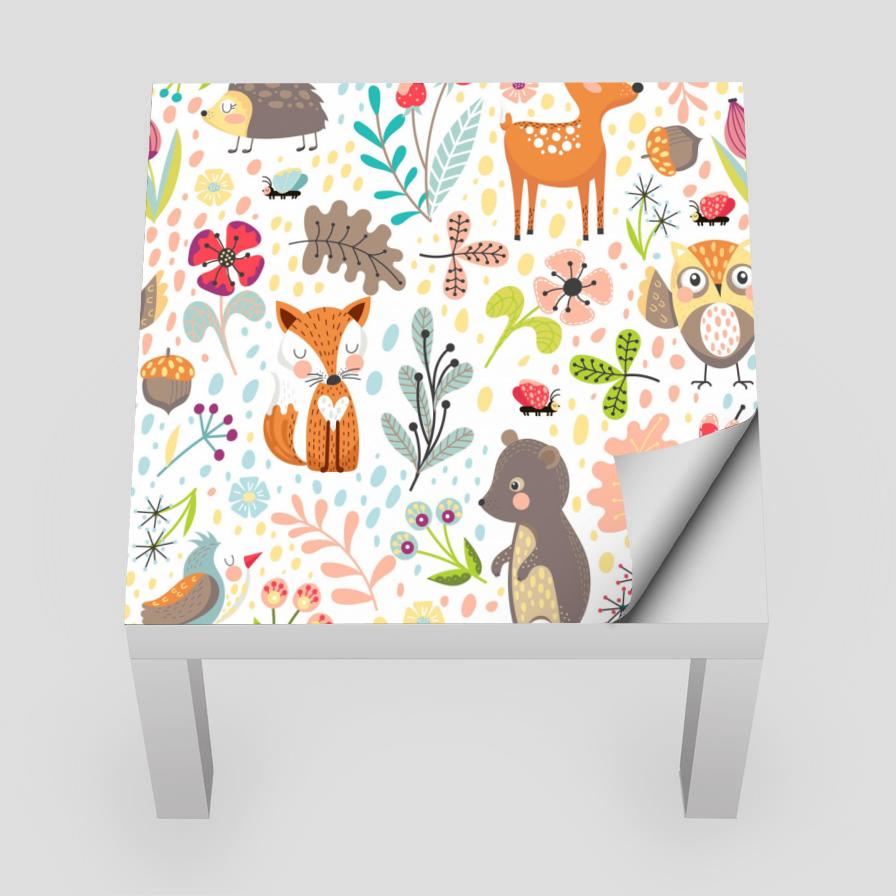 

Naklejka stolik Ikea Lack dla dzieci Wodoodporna