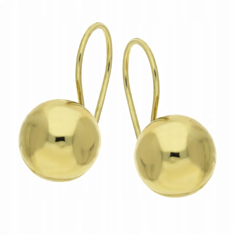 

Kolczyki złote kulki 10 mm 585 14K damskie