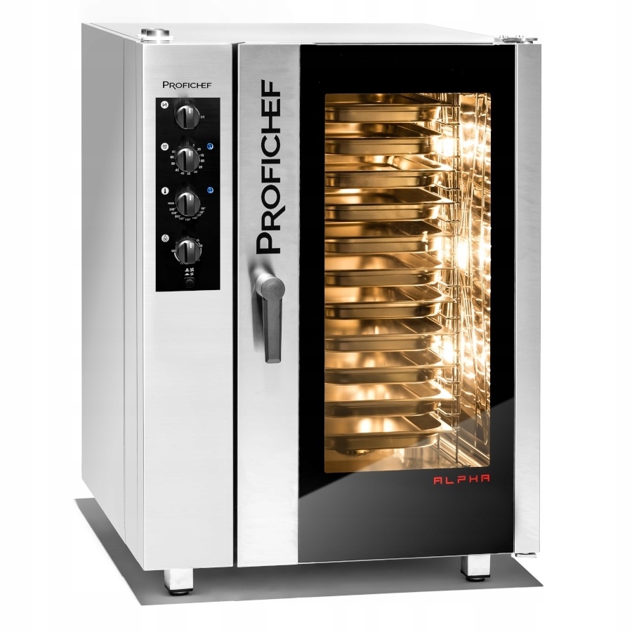 PIEC KONWEKCYJNO-PAROWY ALPHA PROFICHEF PCA11011