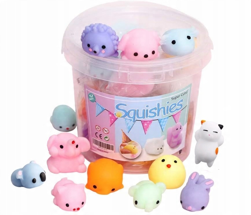 

12 x Mochi Squishy Fidget Gniotki Pop It Gniotek