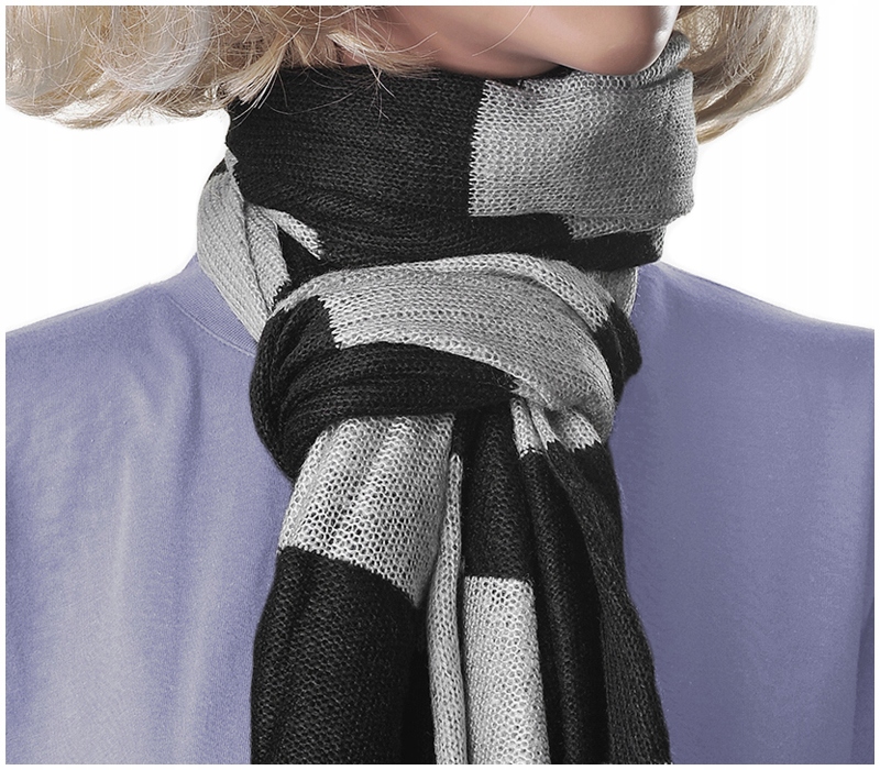 

Etola Szal Szalik Damski Duży Zimowy Szeroki mo2