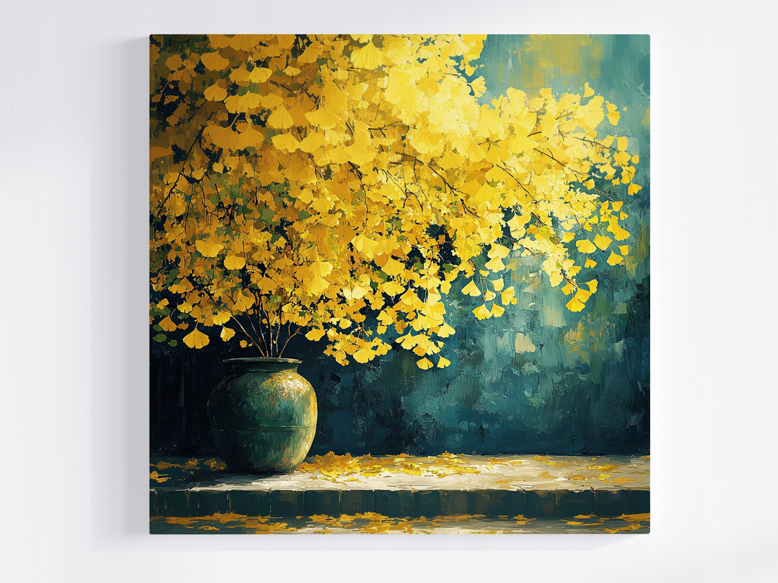 Obraz Na Plátně Canvas Strom Stromek Milovník Podzim Žluté Listy 80x80