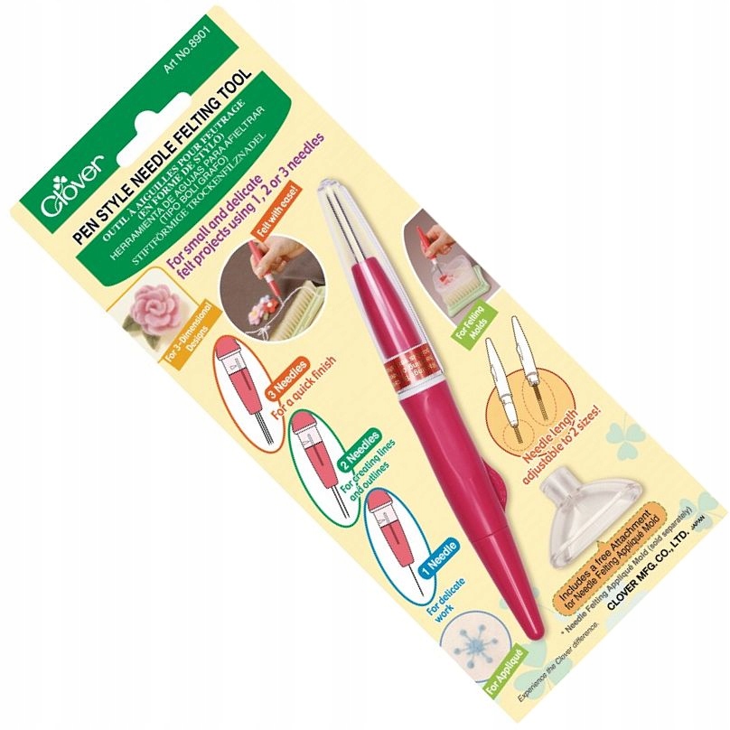 plstěné pero 3 jehlami Clover 8901