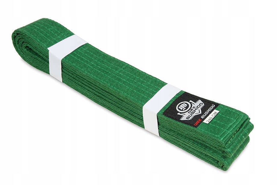 ZIELONY PAS DO KIMONA KARATE JUDO BJJ ODPORNY TRWAŁY DBX BUSHIDO 280 CM Kod producenta belt-green-280