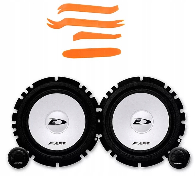 Alpine SXE-1750S reproduktory do auta Systém 165 mm kľúče na čalúnenie
