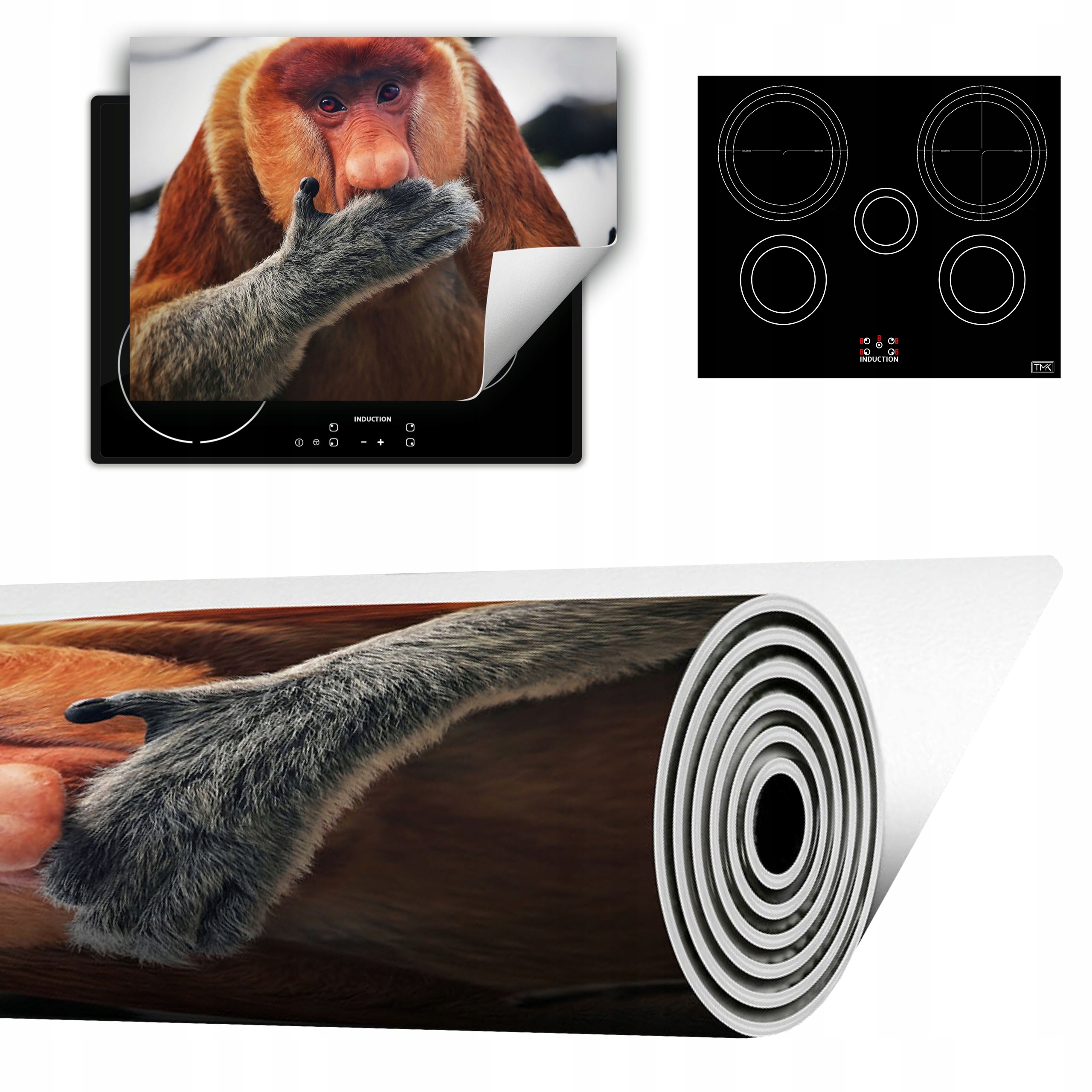 Vinylová Podložka Do Kuchyně Více Místa 70x52 Opička