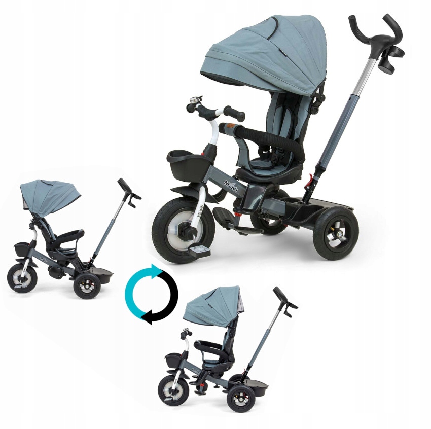 Milly Mally Rowerek Trójkołowy Movi 360 Grey