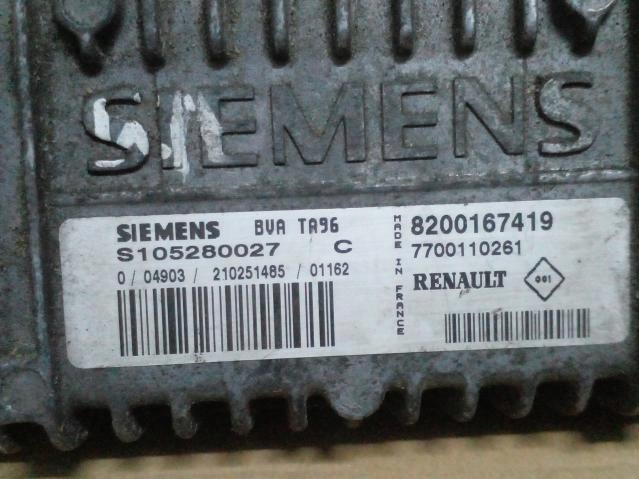 Centralina cambio ingranaggi AUTOMAT RENAULT KANGOO e 1.4 8V S105280027