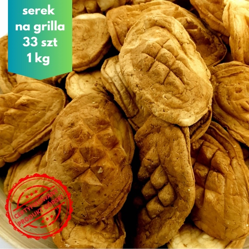 Ser góralski wędzony mały 30g 33 szt 1kg 1 serek grillowy