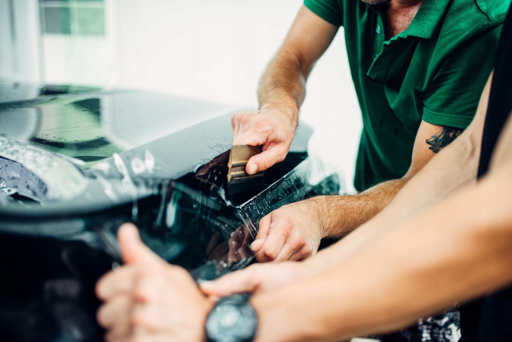 3M SCOTCHGARD FOLIA OCHRONNA PPF BEZBARWNA GRUBA POŁYSK SAMOCHODOWA 30x50 Długość 50 cm