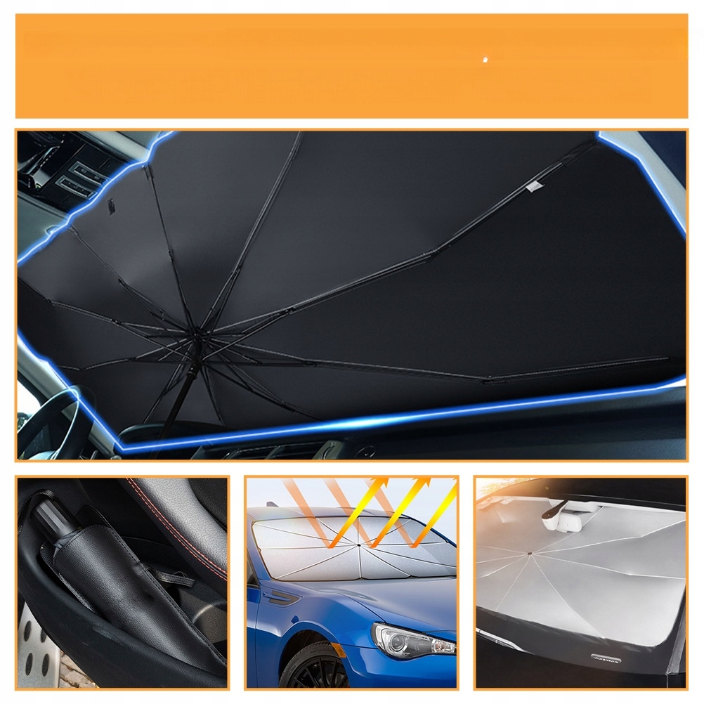 OSŁONA PRZECIWSŁONECZNA DO PARASOLÓW SAMOCHODOWYCH AKCESORIA Typ samochodu Niezdefiniowany