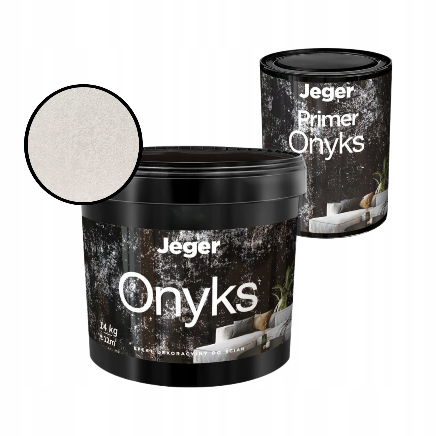 Dekorativní nástěnná sada Metalizující díry Onyx Béžová Primer Onyx