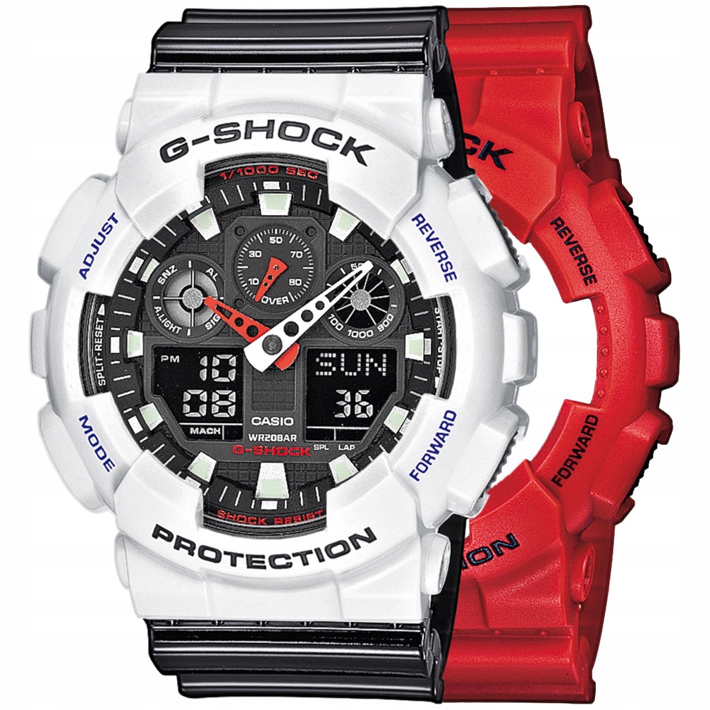 Hodinky Casio G-Shock Set GA-100B-4AER Bezel 10347600 Řemínek 10378391 20