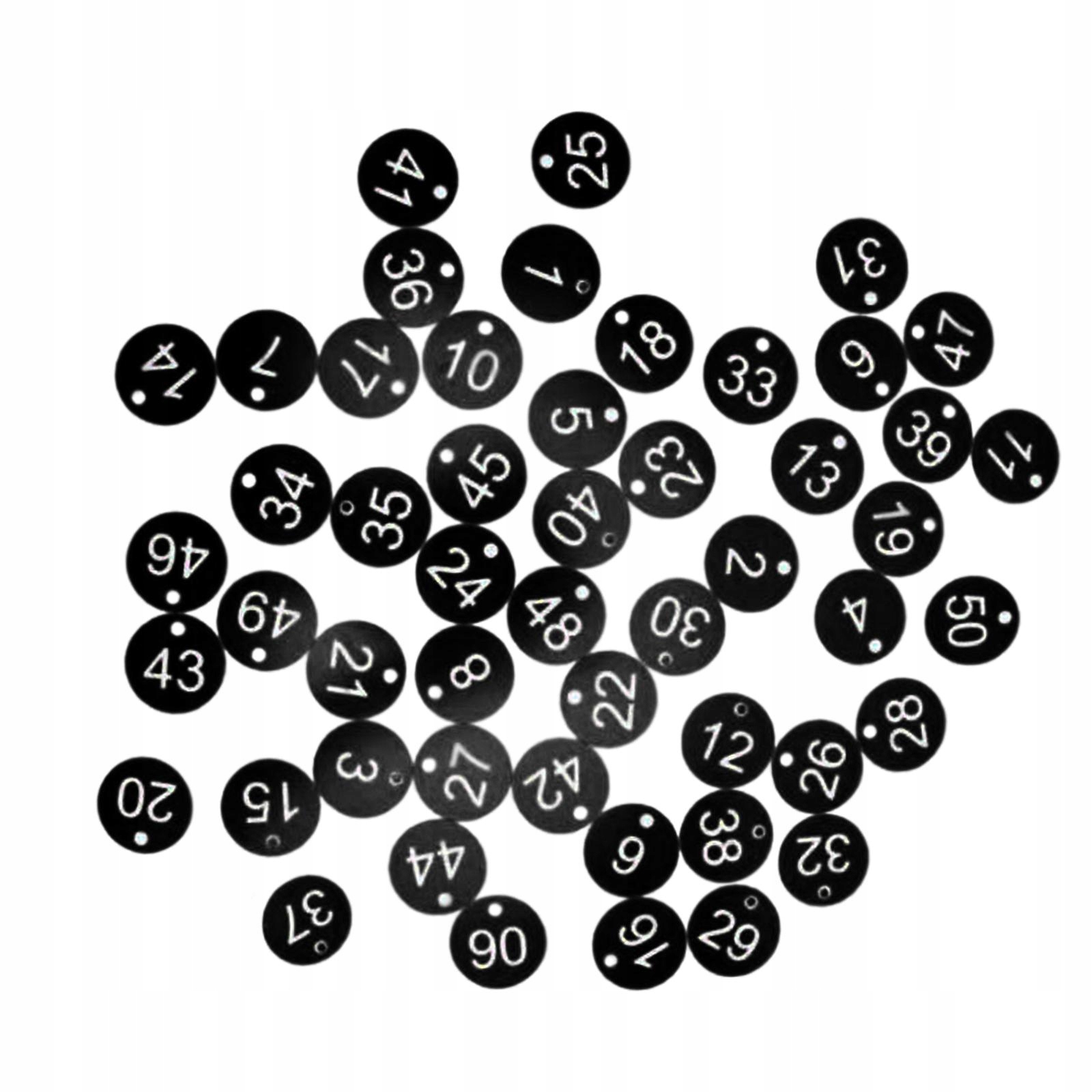 100x Protable numer tagu numer 1-100 dla kluczy Rodzaj gadżetu książkowy, komiksowy
