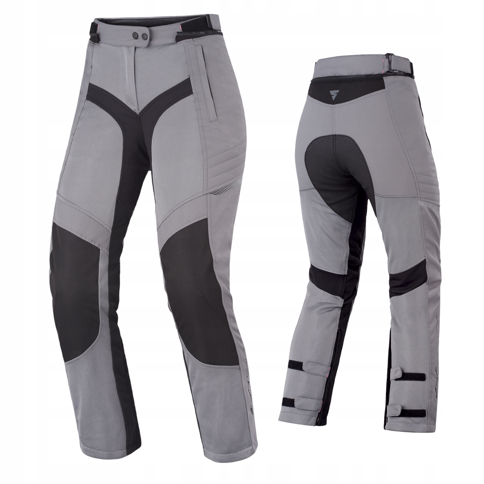 Motocyklové kalhoty Shima Jet Lady Grey šedé Bonus