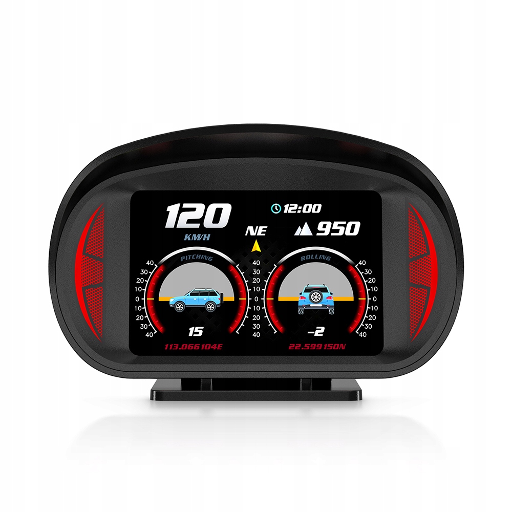 WYŚWIETLACZ HEAD-UP SAMOCHODU INTELIGENTNY MIERNIK OBD+GPS