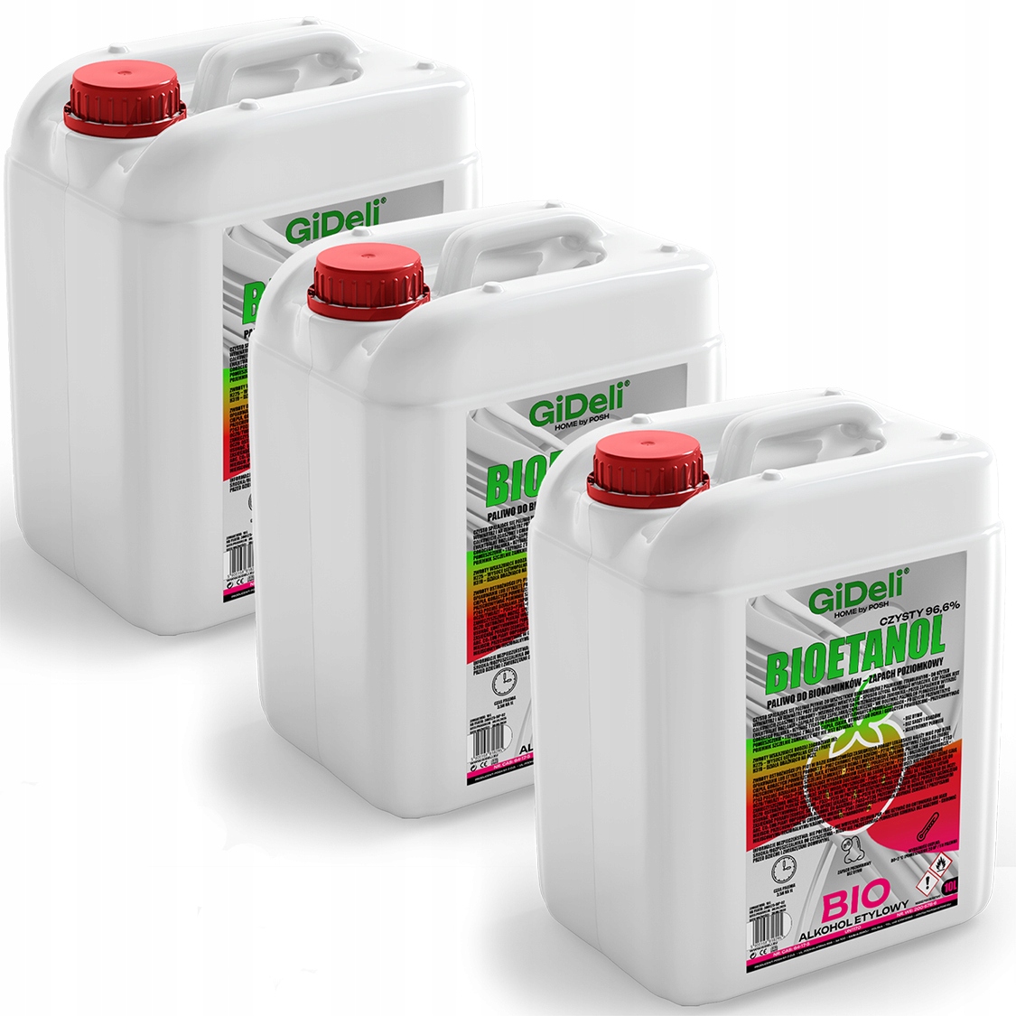 Bioetanol do krbu 3 x 10 l, vůně biopaliva