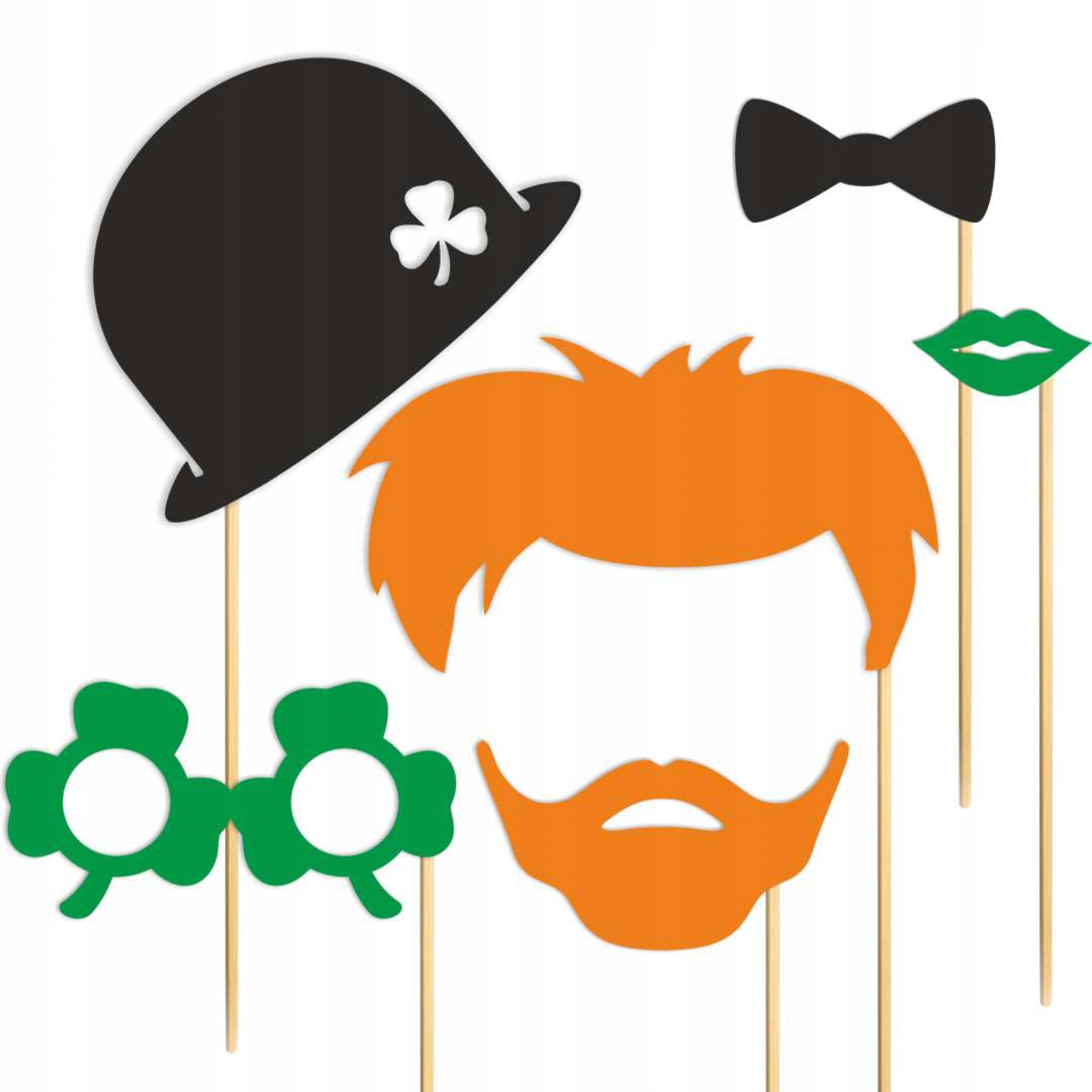 ФОТОГАДЖ для фотобудки Saint Patrick mix x6