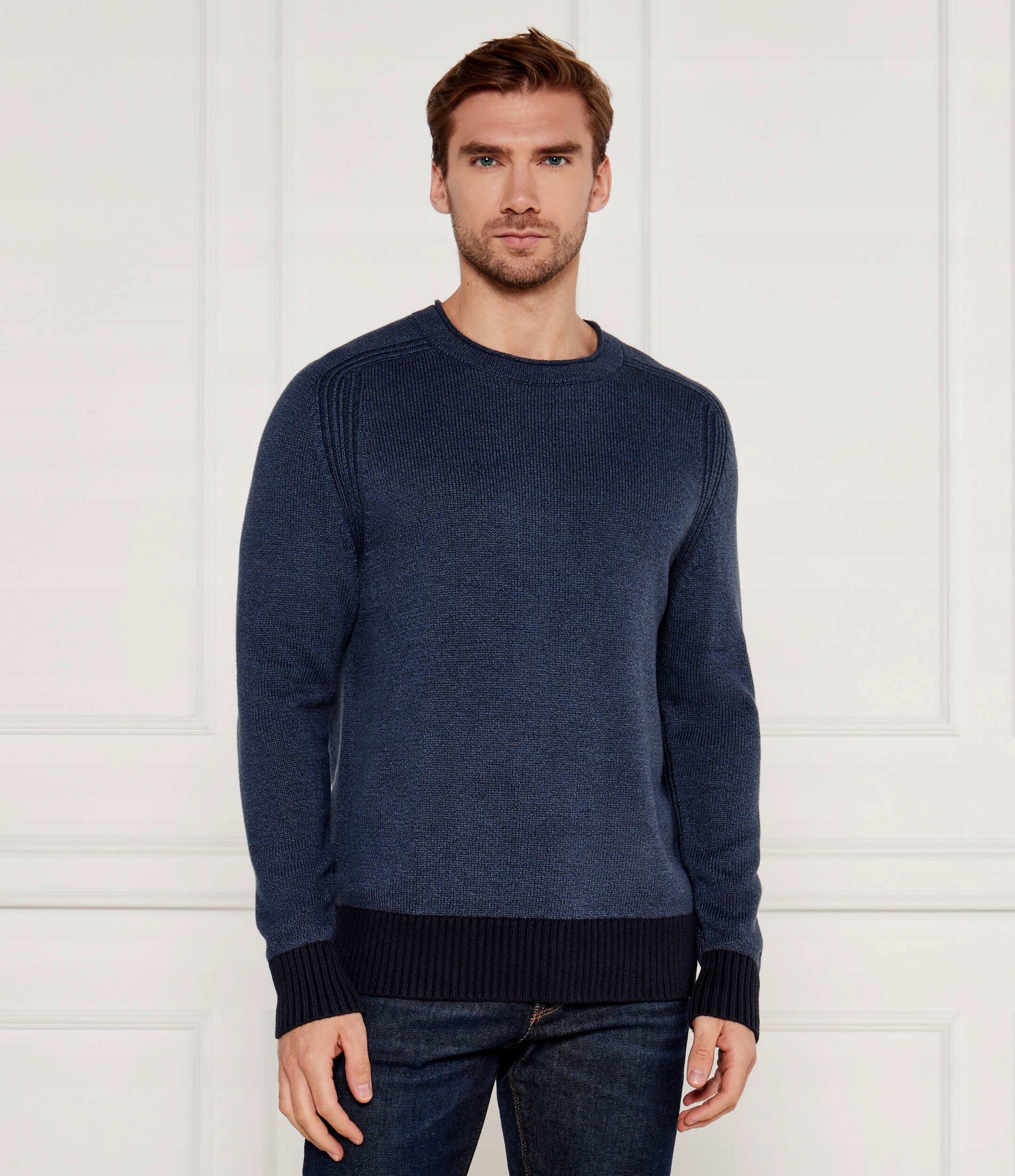 Tommy Hilfiger Nový Svetr Mouline Fisherman Crew Neck MW0MW36523 0GY R