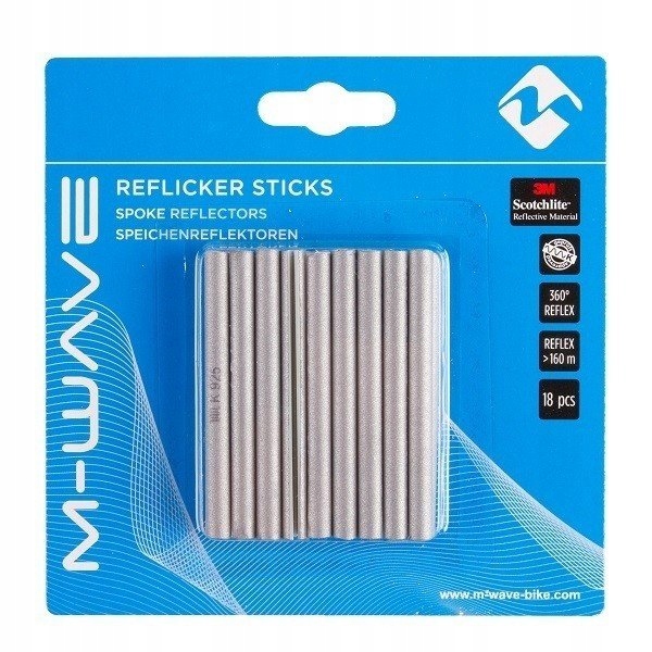 ODBLASKOWE NAKŁADKI PATYCZKI NA SZPRYCHY 18 SZTUK