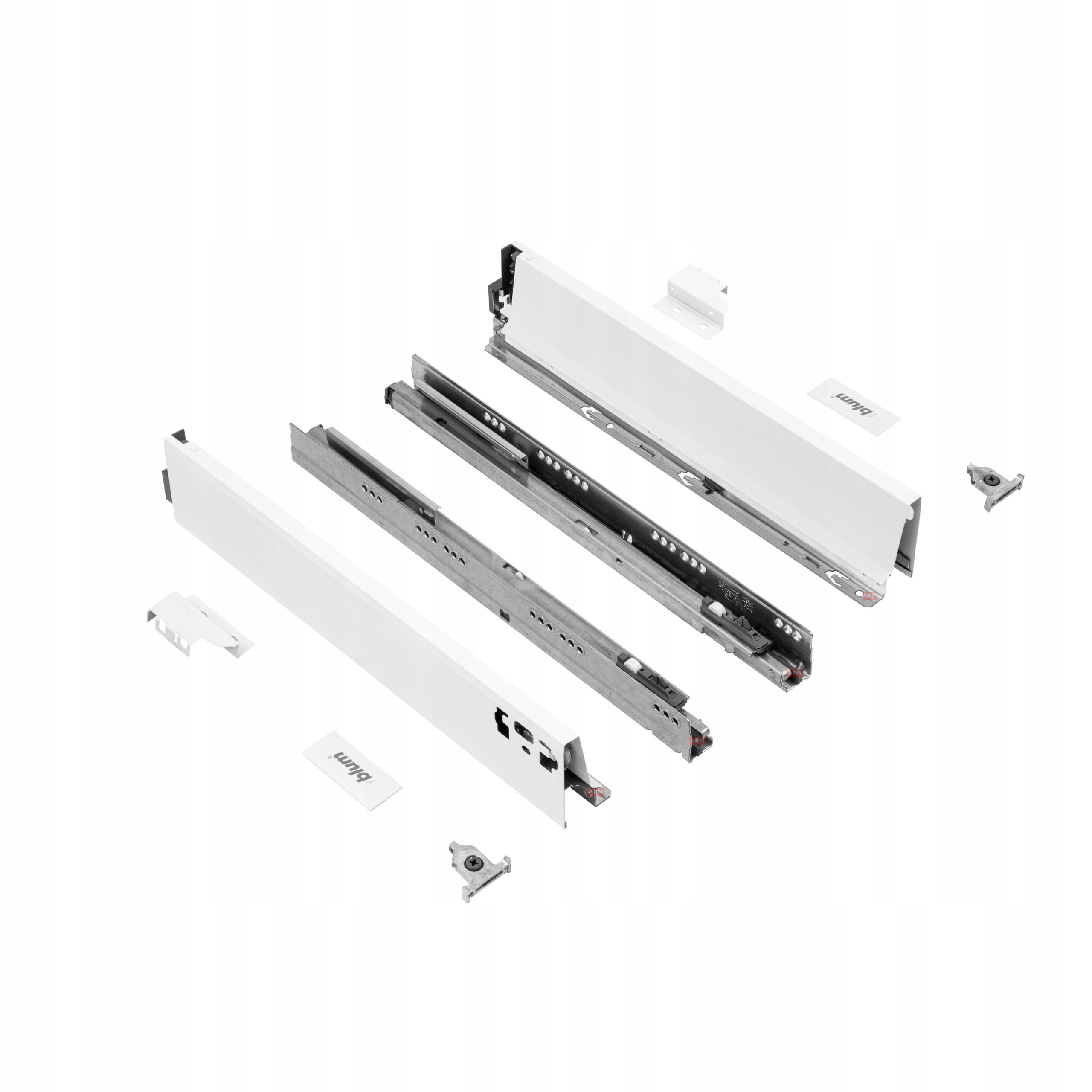 BLUM SZUFLADA ANTARO BIAŁA 500 NISKA M TANDEMBOX