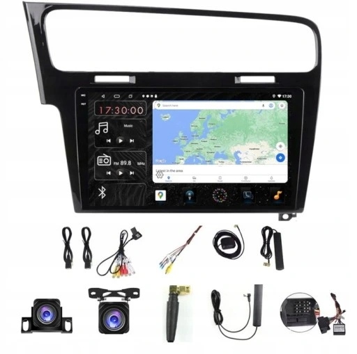 Rádio Navigácia Carplay Gps Android Vw Golf 7 2012-2019 Usb 6GB 128GB Sim