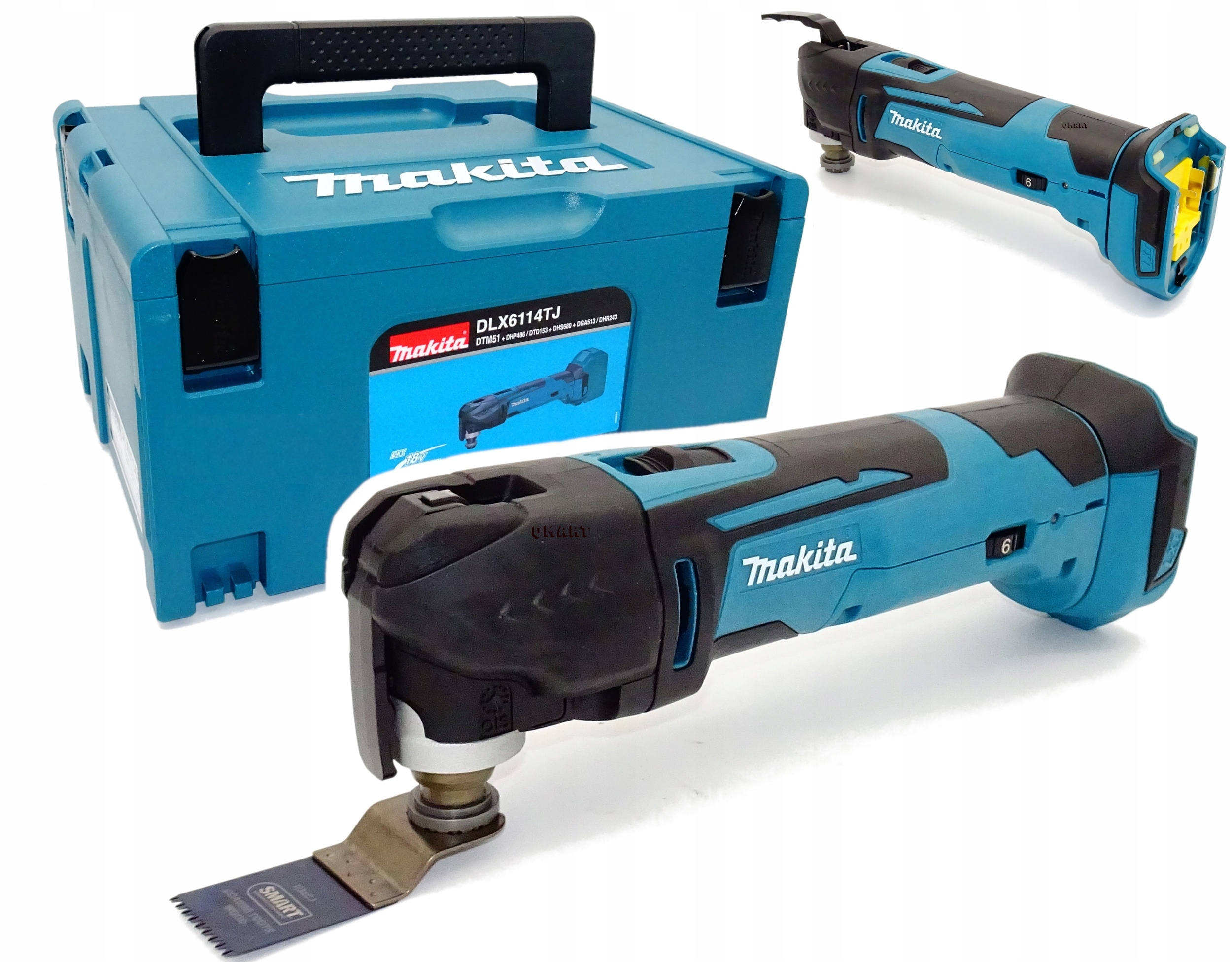 Makita DTM51ZJ Multifunkční nástroj MultiTool 18V Lxt Body Makpac