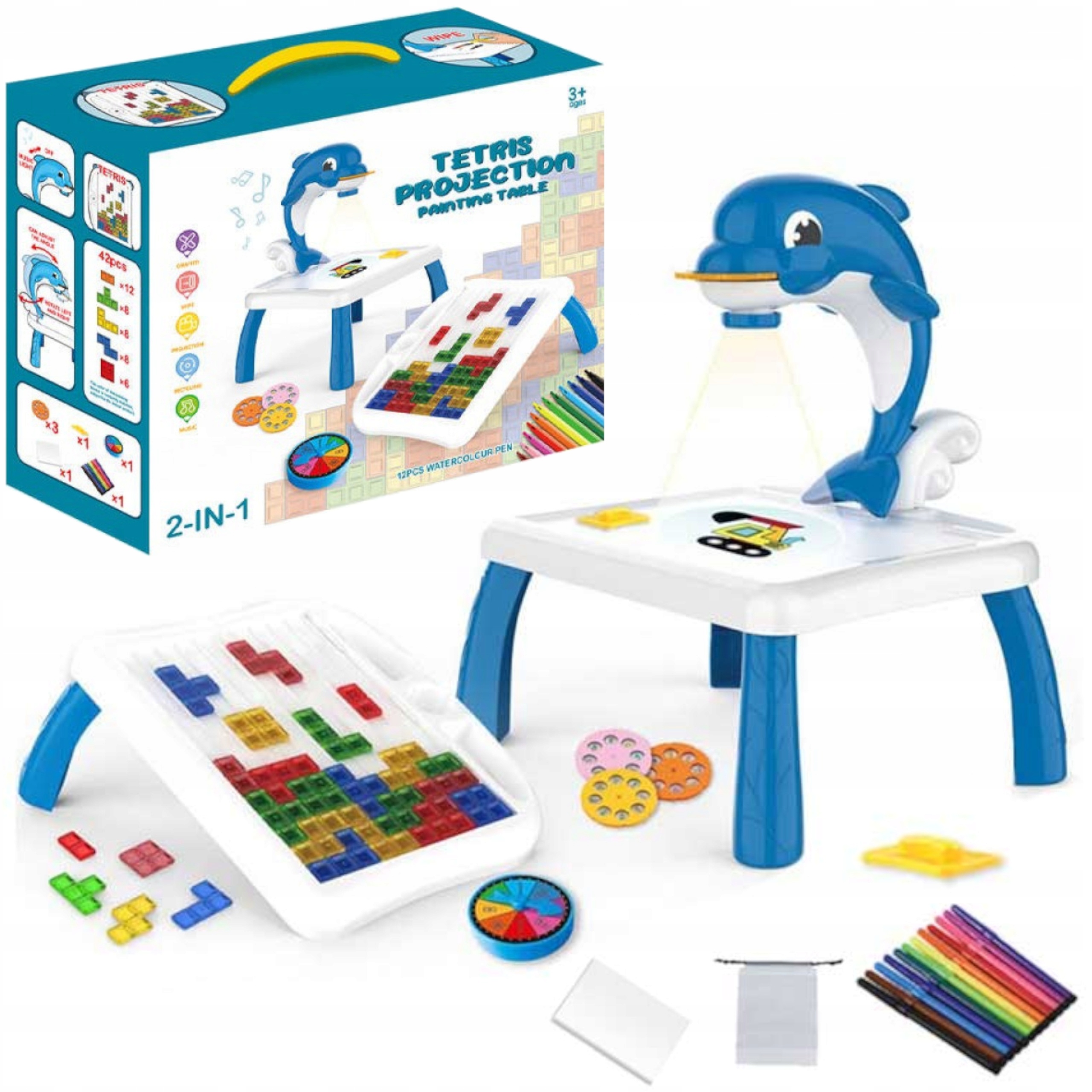 

Projektor do rysowania stolik delfin tetris 200-1N