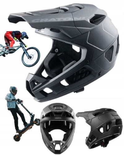 Helma Full Face Cratoni Interceptor 2.0 M-L Elektrická Koloběžka Mtb Enduro
