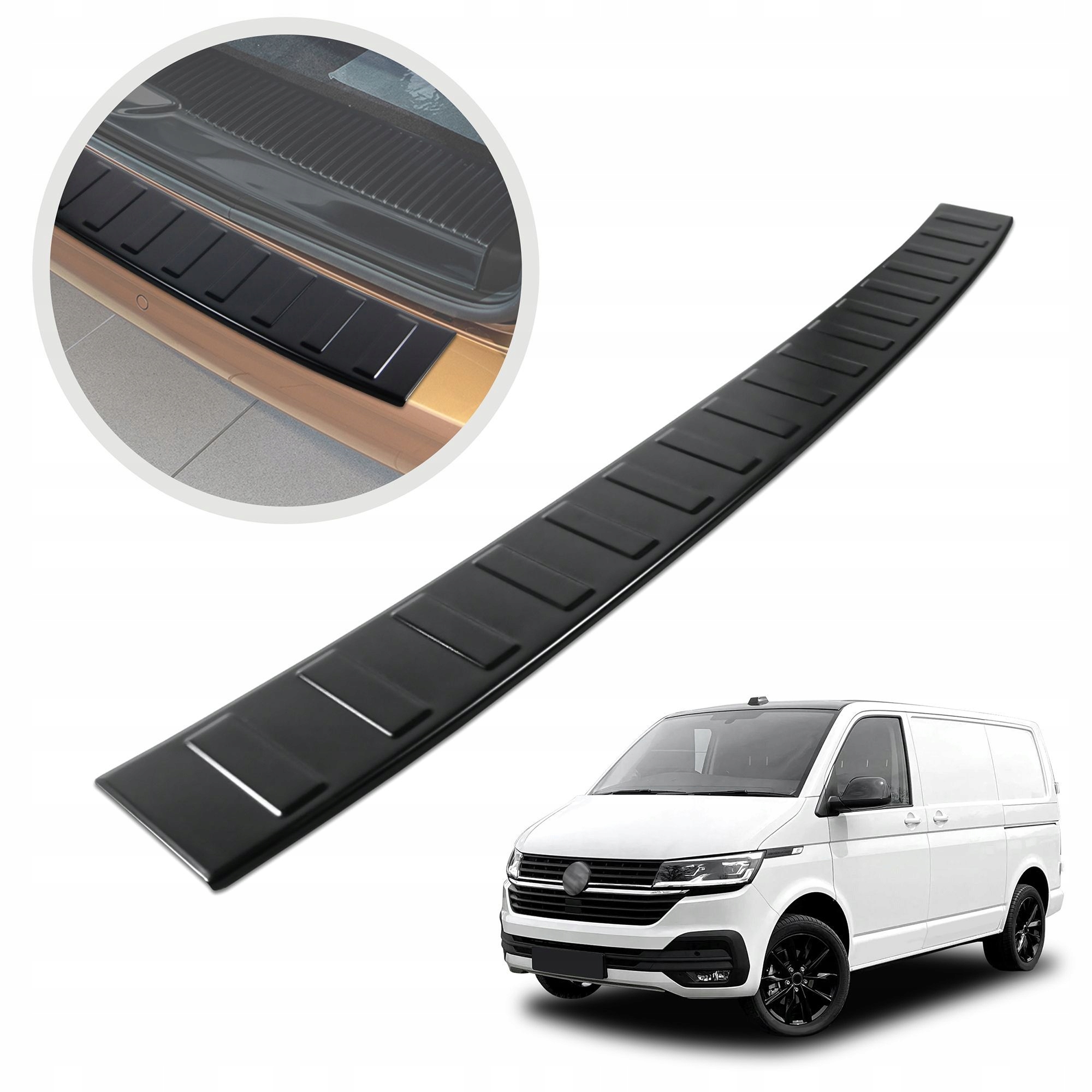 Ochranná lišta na zadný nárazník pre Vw Transporter T6.1 2019-2023