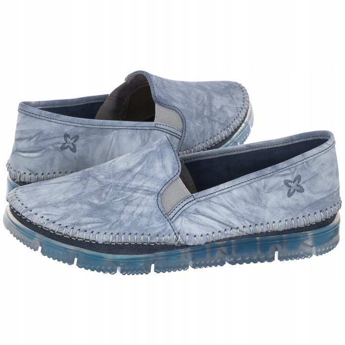 

Buty Damskie Półbuty Maciejka Niebieskie 03512-06