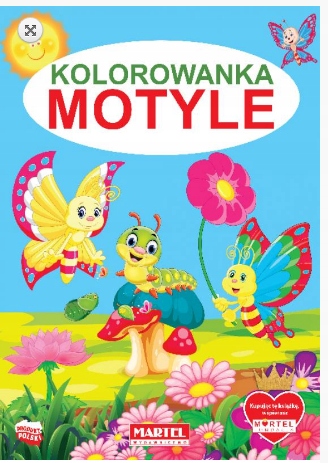 

Kolorowanka malowanka Motyle MAR-18