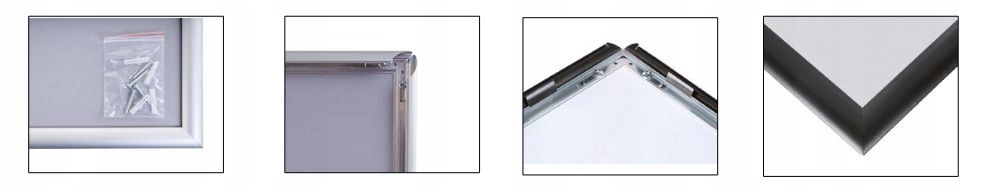 Ramka Rama OWZ Aluminiowa Zatrzaskowa Reklamowa 59,4x84,1 cm A1 srebrna Kod producenta OWZ59,4x84,1