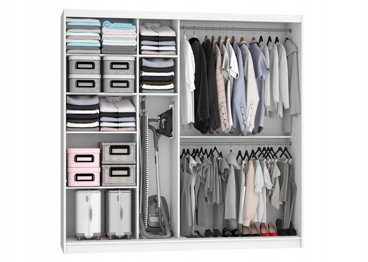 Szafa przesuwna z lustrem 200 cm Kolekcja VERONA