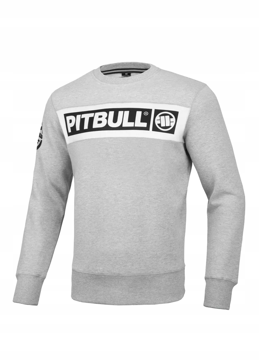 Mikina Pitbull Crewneck Sherwood Grey vel. XXL