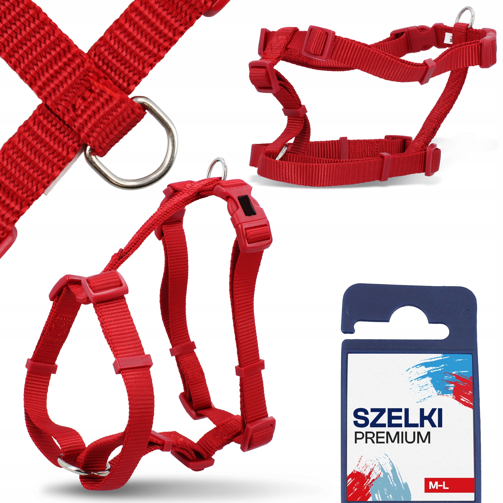 

Mocne szelki guard regulowane średniego dużego psa