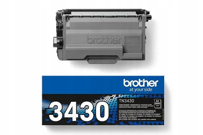 Originálny čierny toner Brother TN3430, TN-3430