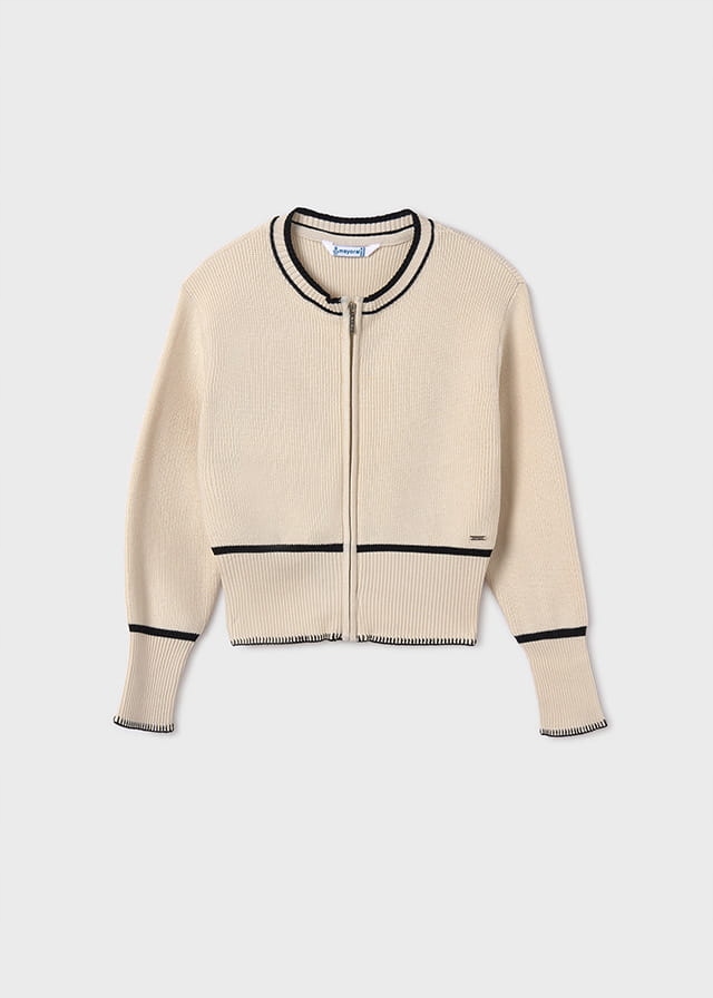 Sweter dziewczęcy MAYORAL 6339 beżowy - 162 Rodzaj zapinany