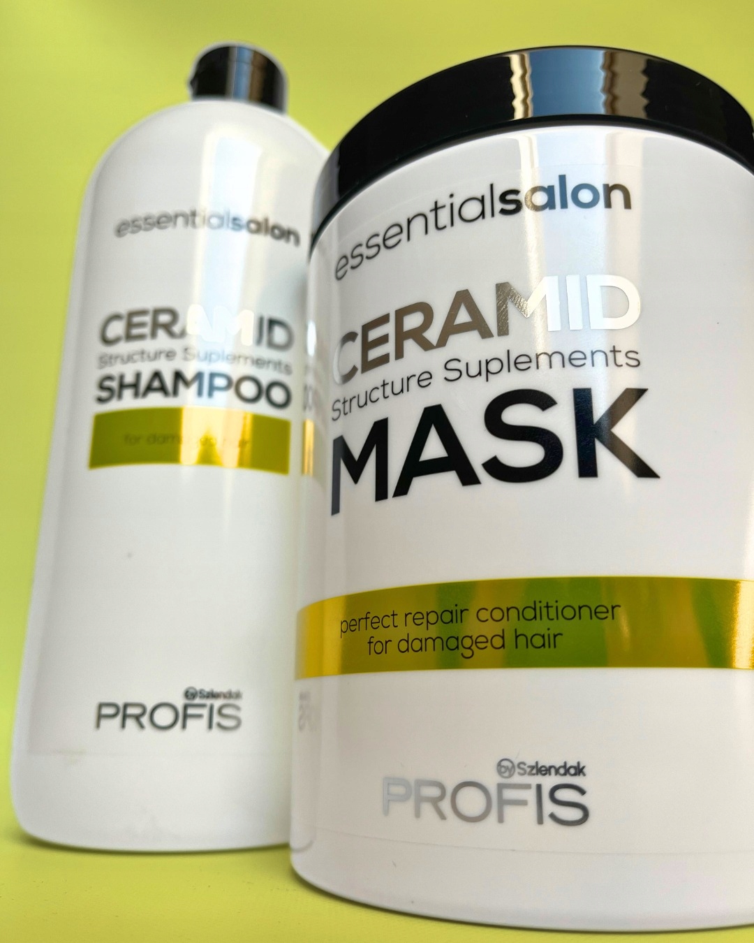 PROFIS CERAMID Maska do włosów zniszczonych 1000ml Kolor włosów do każdego koloru włosów