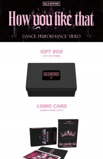 Kpop BLACKPINK Lisa Jennie Rose Jisoo Gift Box Set Tematyka, motyw 58959