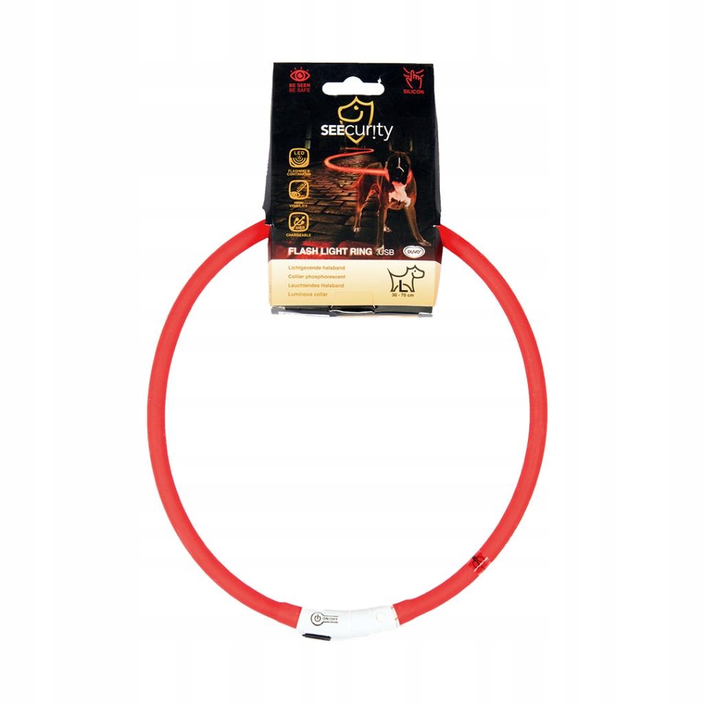 Levně Duvo+ Usb Silikon Red 70cm