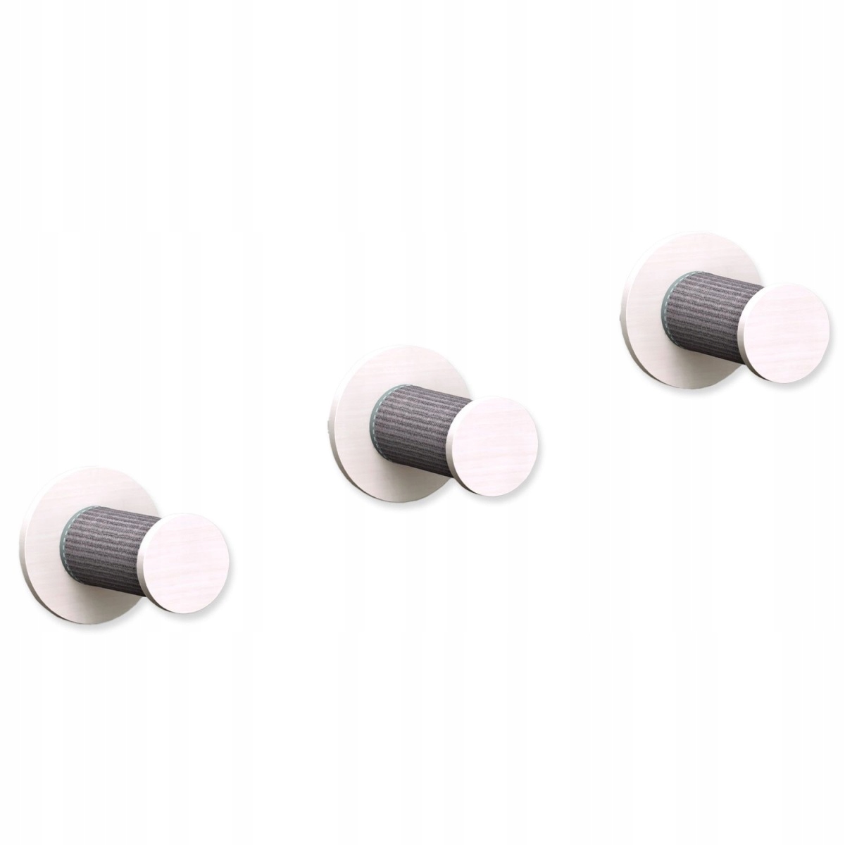 Levně Set Trixie k připevnění na stěnu 3 schůdky bílá/šedá 3x 18x22cm