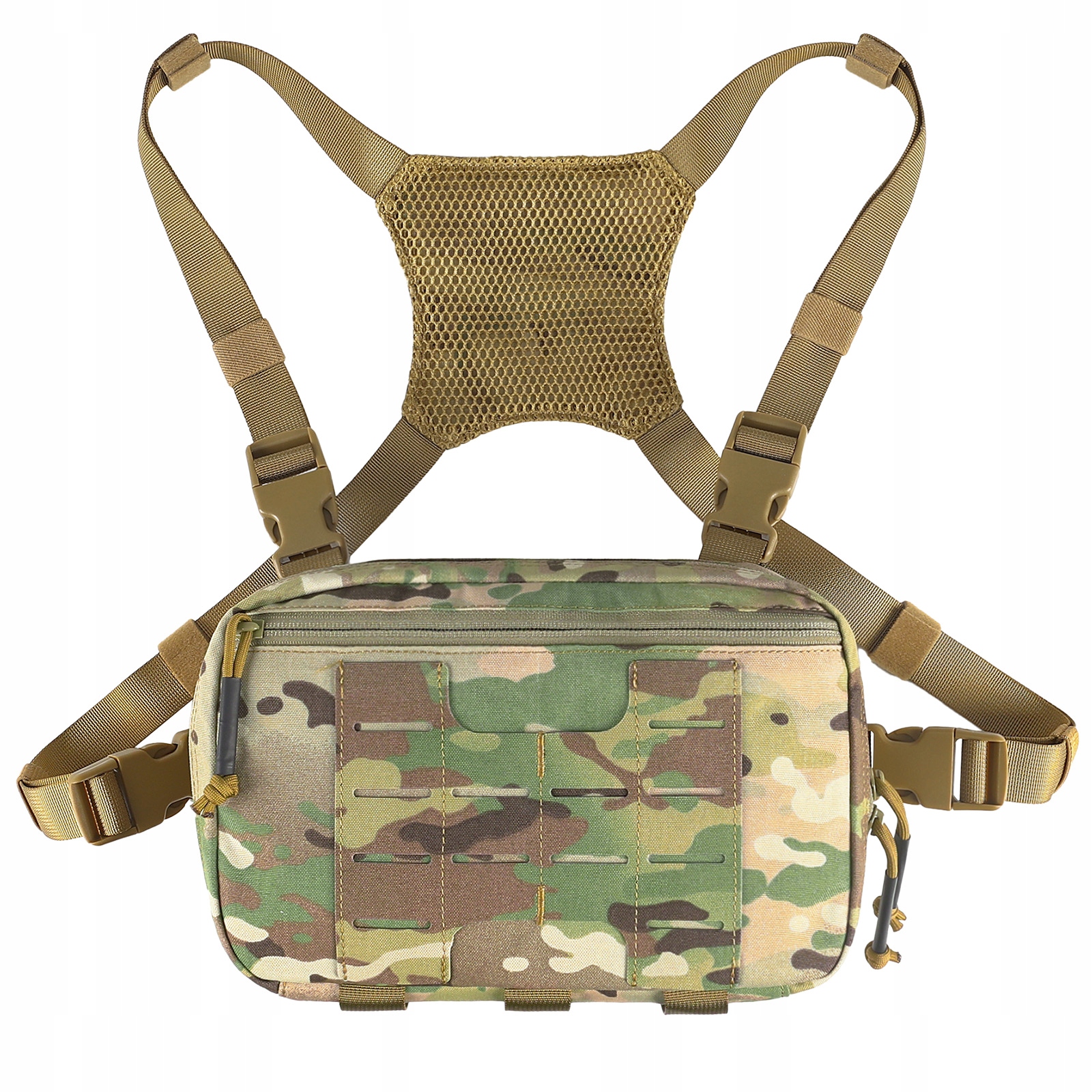 Votagoo Taktyczna torba piersiowa Edc 2L Molle z przegrodą Ccw -Multicam