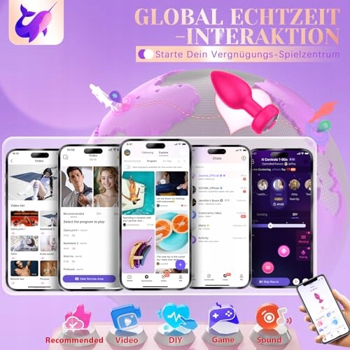 ANALPLUG Zestaw Wibratorów Dla Kobiet 10 Trybów Zdalne Sterowanie APP — miniatura 6